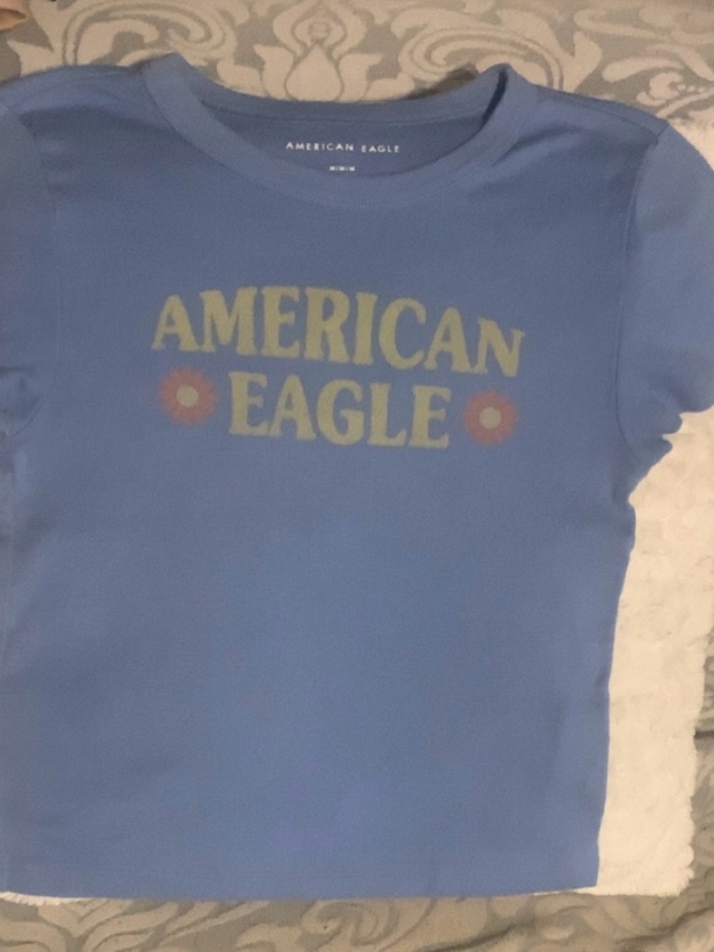 Vintage 2000’s American Eagle Outfitters Blue Logo Tee